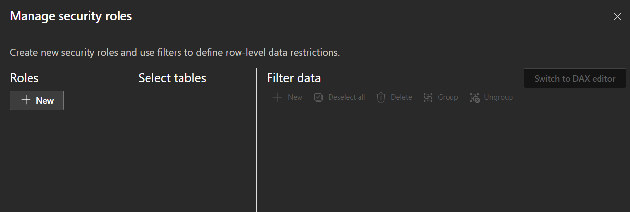 Powerbi user role